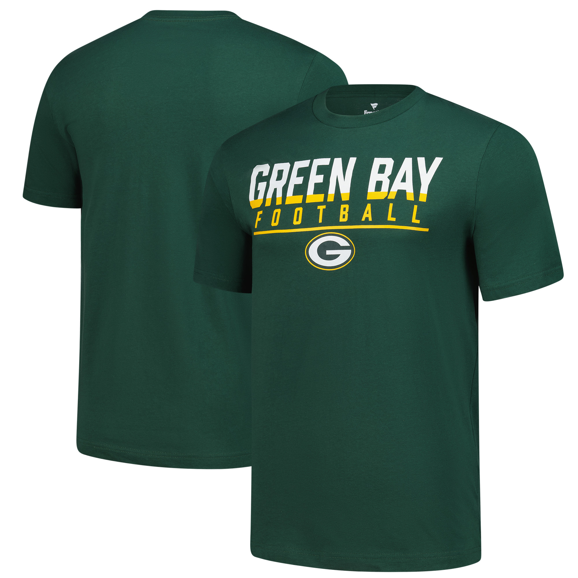 Men's Fanatics Green Green Bay Packers Blocked T-Shirt
